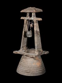 A Chinese Grey Pottery Model of a Well