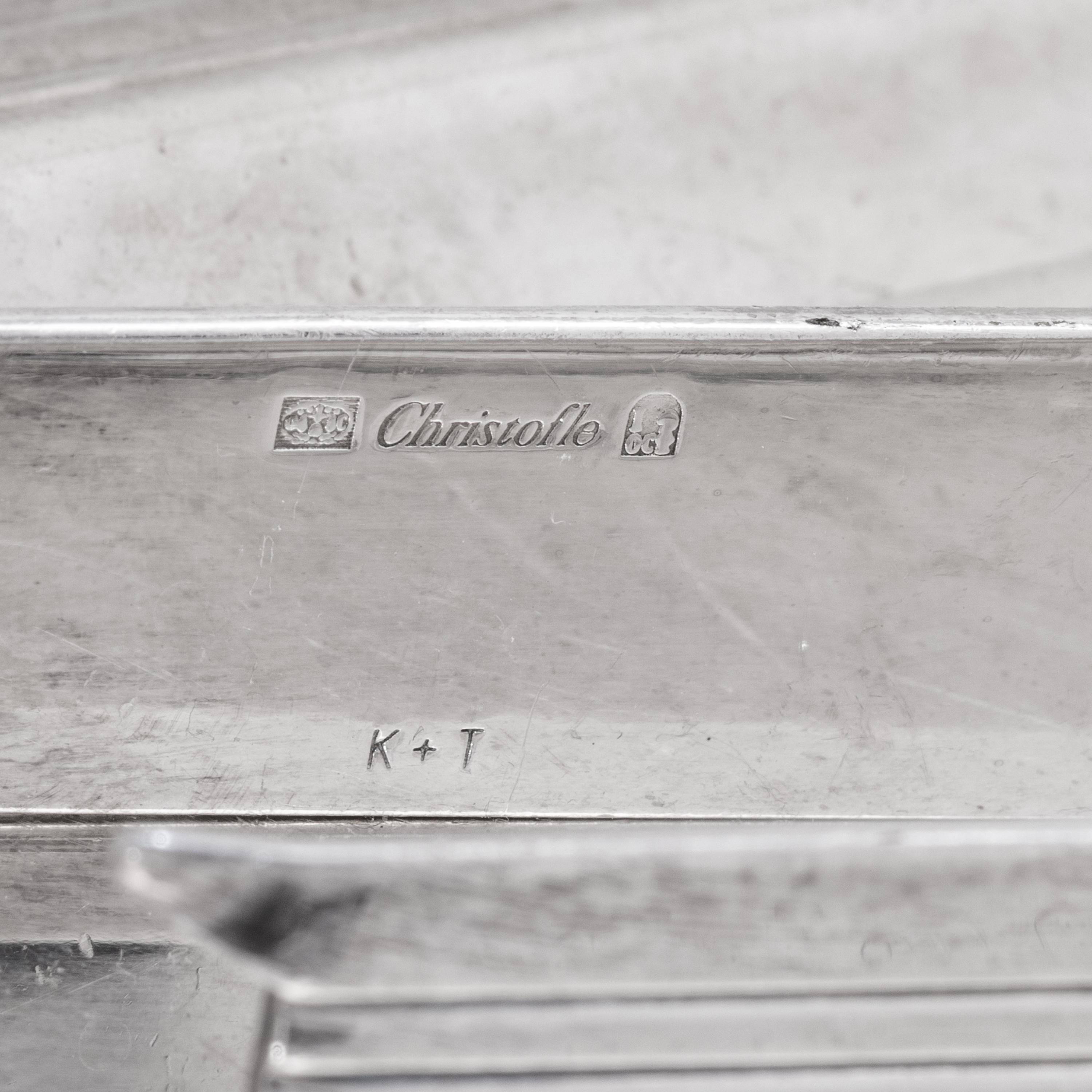 A Group of Christofle Silver-Plate Table Articles