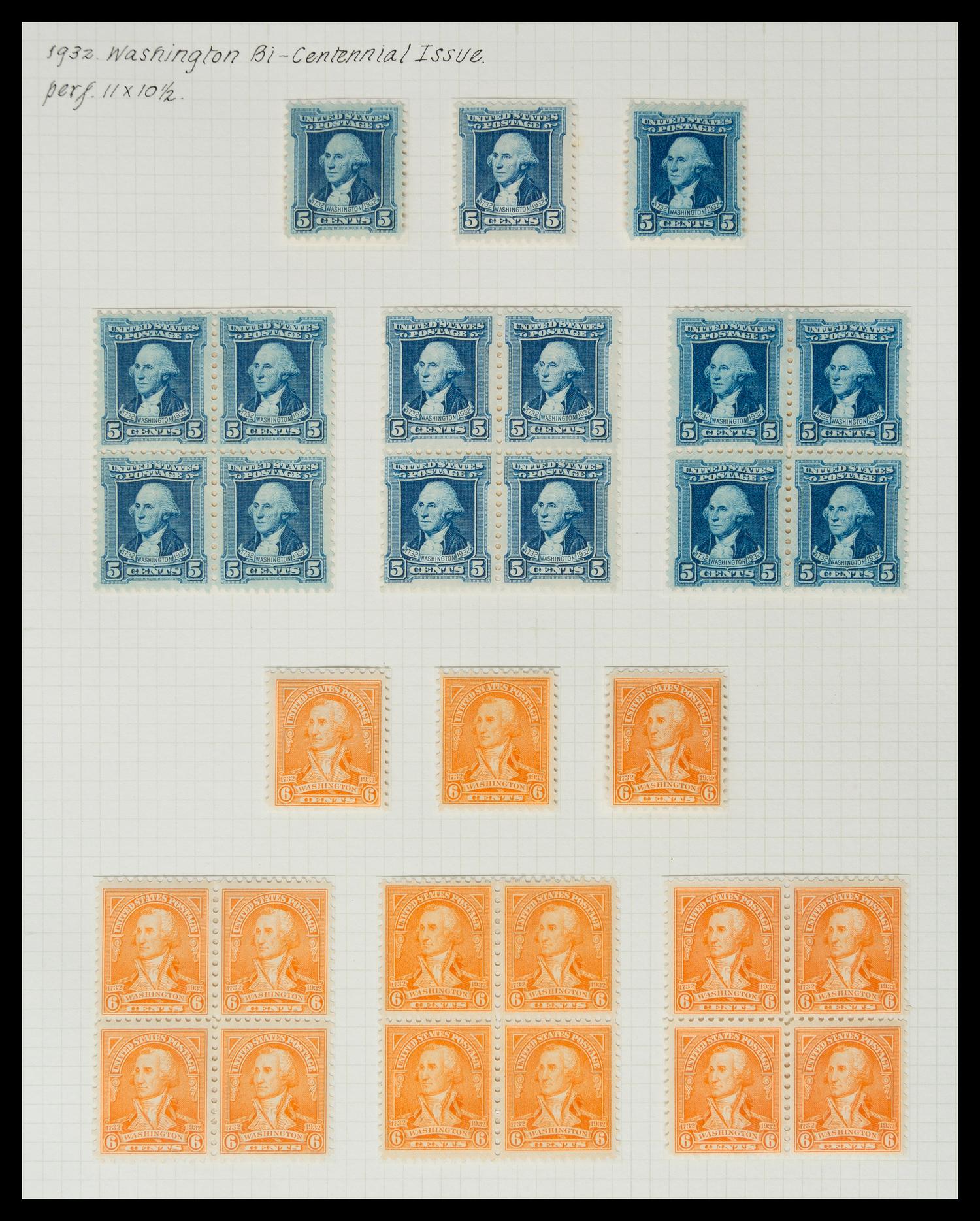A Collection of United States Commemorative Stamps — 1904-1932