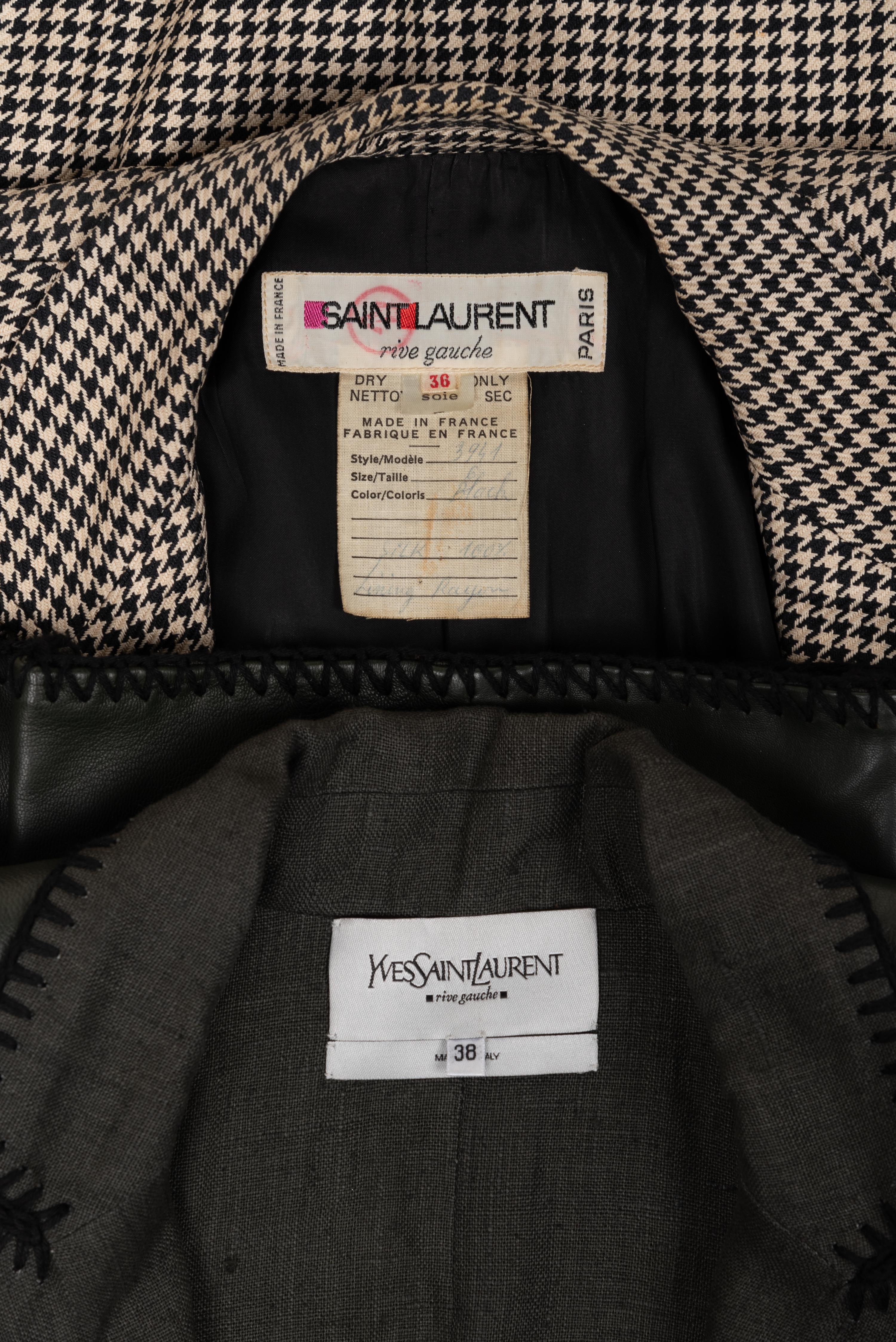 Two Yves Saint Laurent Jackets, 1990-2000s