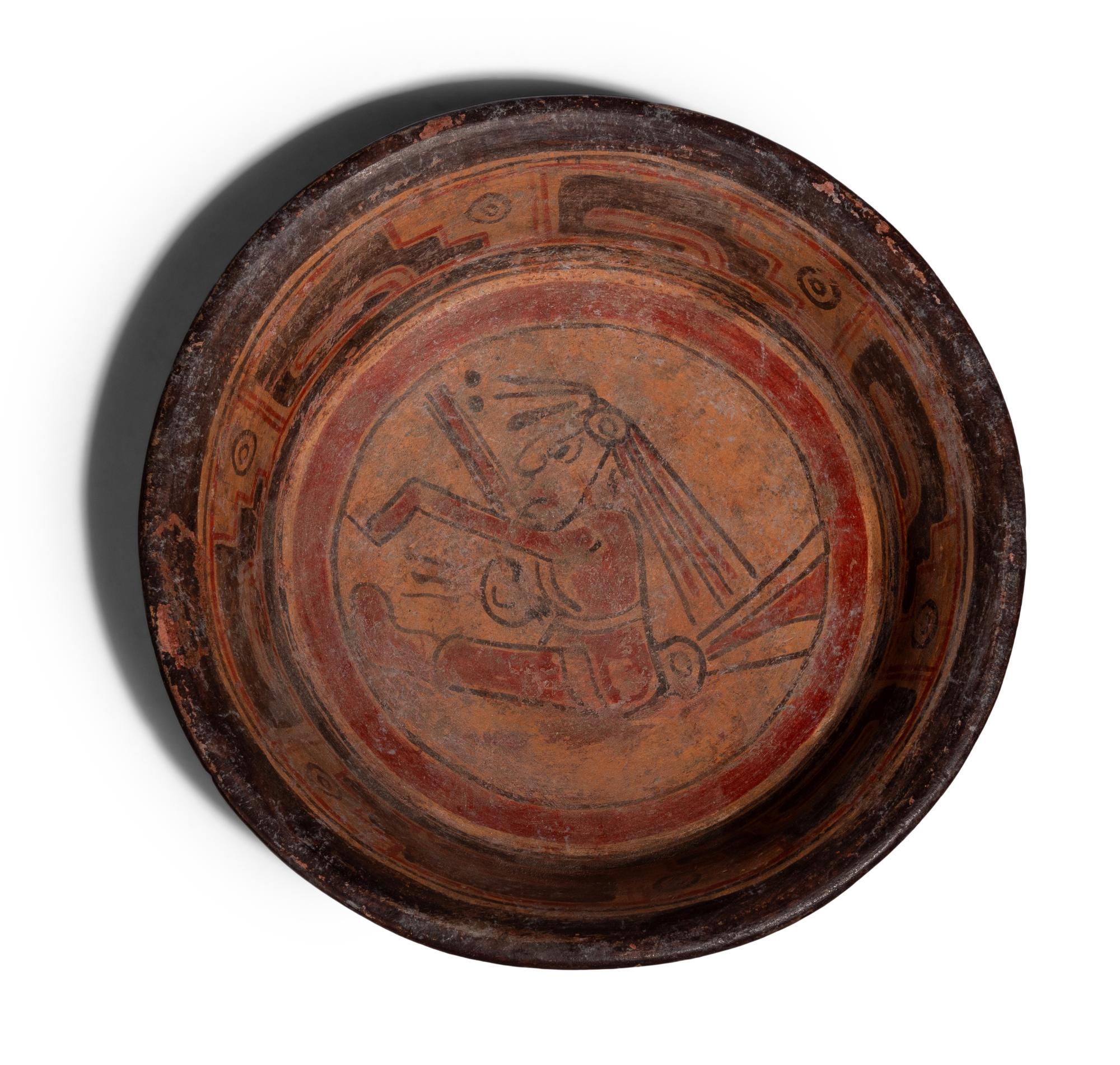 Four Maya Polychrome Bowls