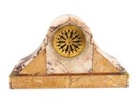A Continental Marble Mantel Clock