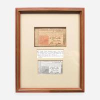 [Declaration of Independence] [New Jersey] Hart, John Colonial Currency Note, signed