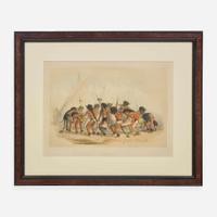 George Catlin (American, 1796-1872) Catlin's North American Indian Portfolio: Hunting Scenes and Amusements of the Rocky Mountains and Prairies of America