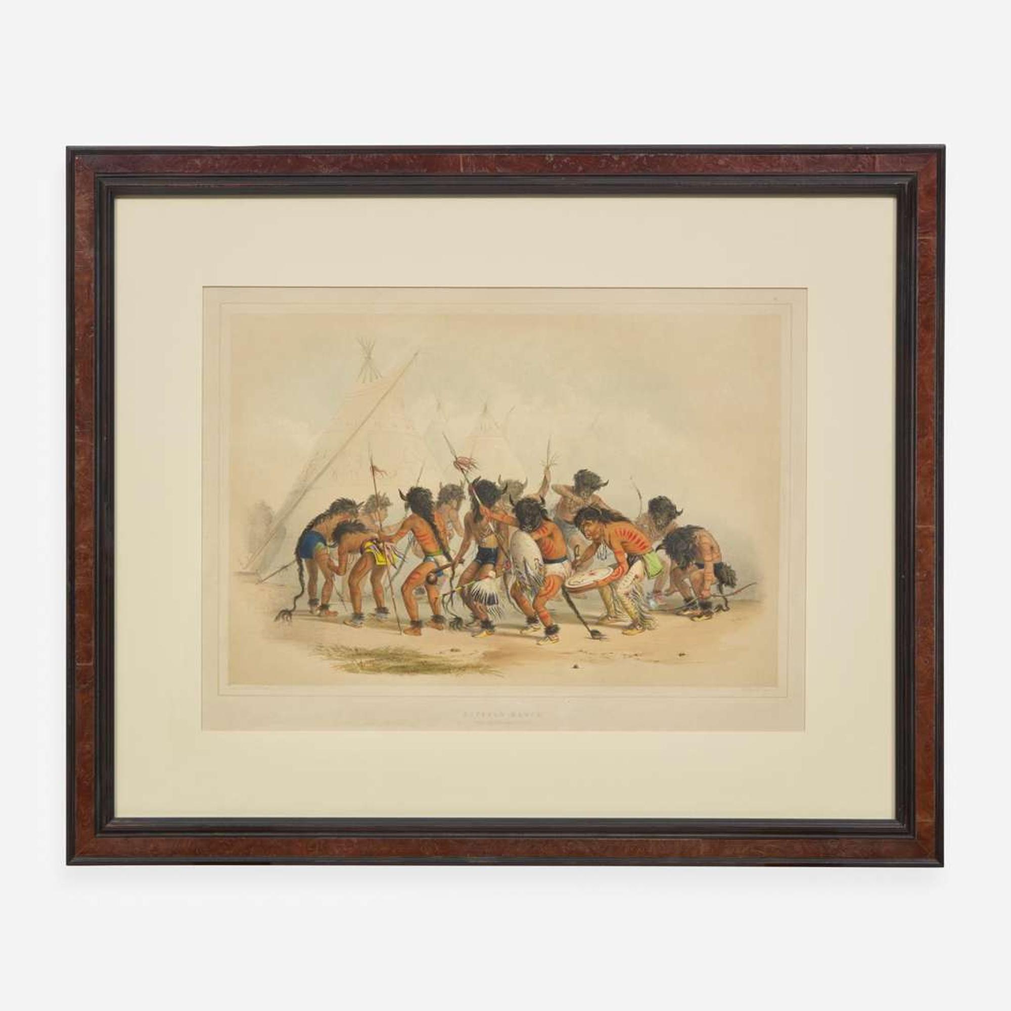 George Catlin (American, 1796-1872) Catlin's North American Indian Portfolio: Hunting Scenes and Amusements of the Rocky Mountains and Prairies of America