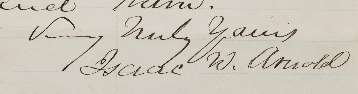 [AUTOGRAPHS]. Signatures of 19th-century American military and political figures.