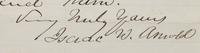 [AUTOGRAPHS]. Signatures of 19th-century American military and political figures.