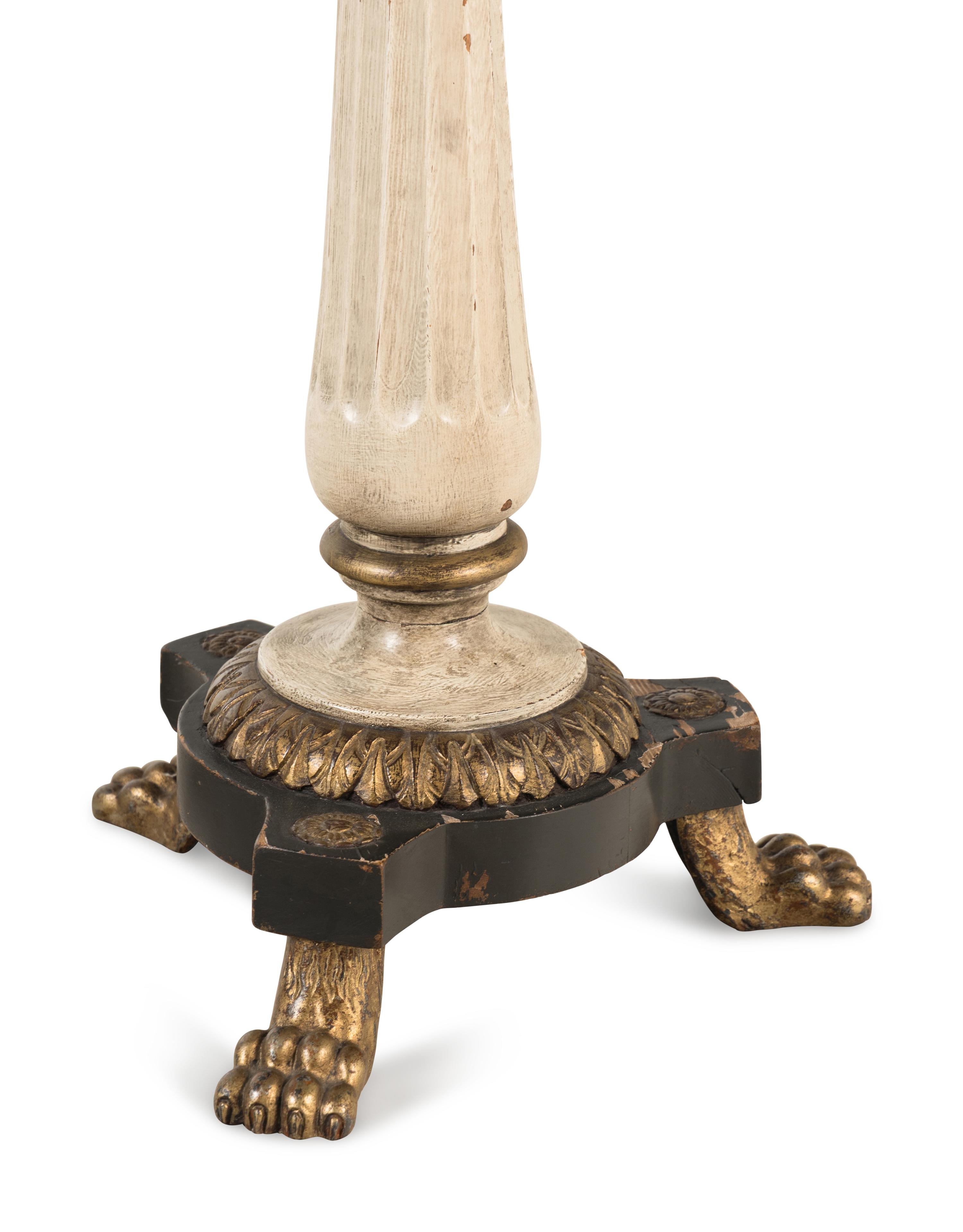 A Pair of Neoclassical Style Painted Jardinière Stands
