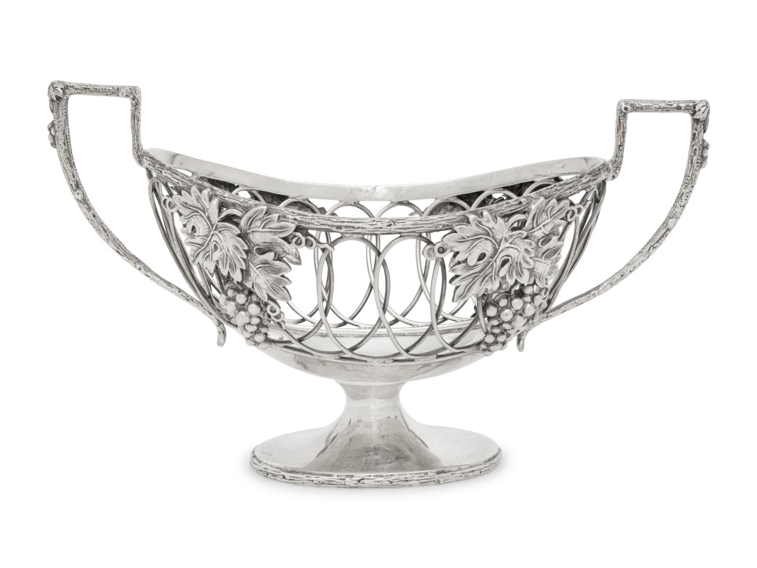 An American Silver Fruit Basket