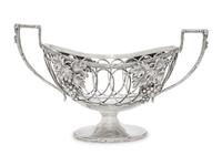 An American Silver Fruit Basket