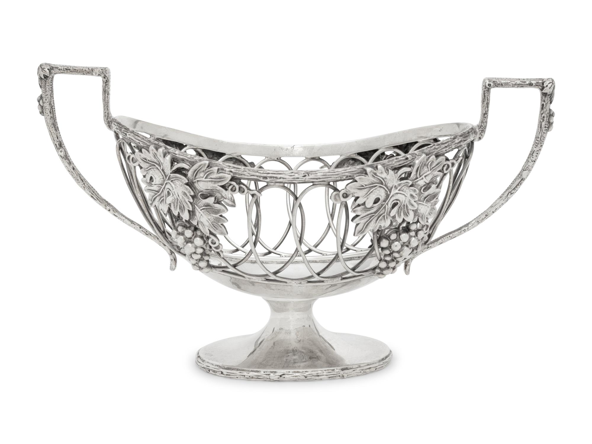 An American Silver Fruit Basket