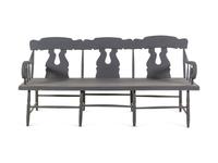 A Late Federal Painted Bench