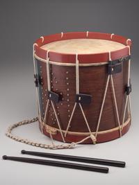 [CIVIL WAR]. Regulation US Infantry snare drum. Manufactured by C. & F. Soistmann, Philadelphia, PA.