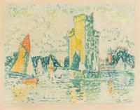 After Paul Signac, (French, 1863–1935), Le port de la rochelle by Jacques Villon, 1925