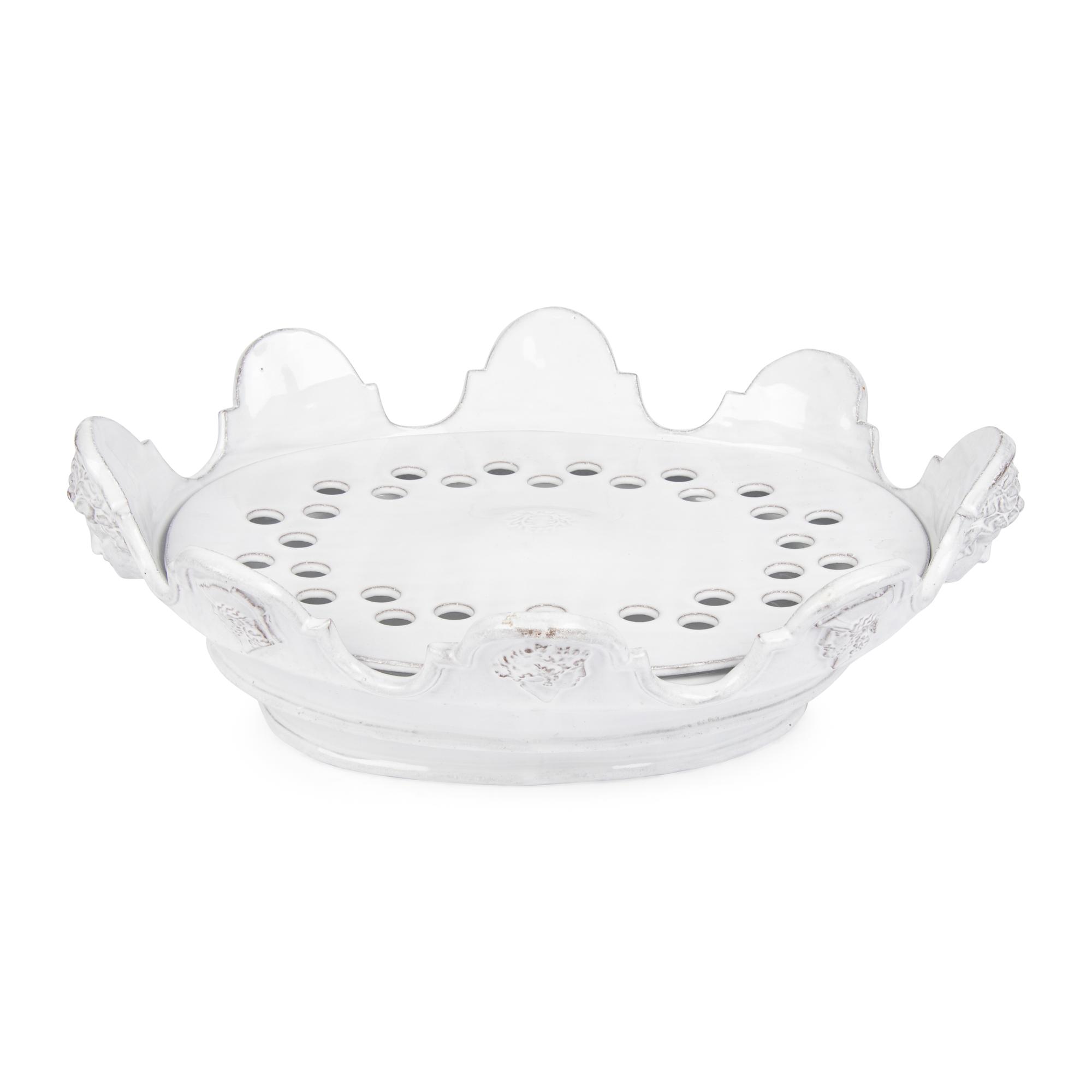 A White Glazed Earthenware Monteith