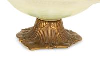 A Louis C. Tiffany Furnaces Favrile Glass and Gilt Bronze Fruit Stand