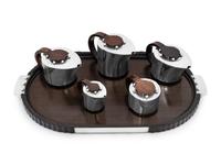 A Puiforcat Silver-Plate Six-Piece Tea and Coffee Service