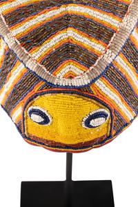 Three Yoruba Beaded Crowns