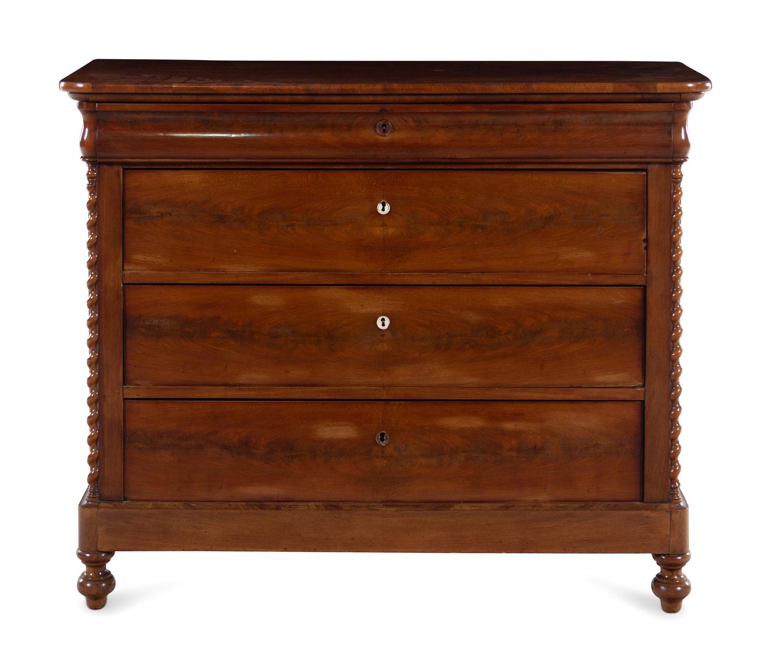 An Austrian Mahogany Chest of Drawers