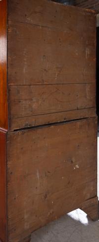 A George III Figured Mahogany Chest-on-Chest
