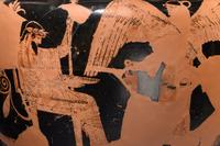 A Volute Krater with Attic Red-Figured Fragments