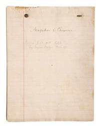 [NATIVE AMERICANS]. Archive of documents related to Assiniboine, Arapaho, and Northern Cheyenne tribal affairs, incl. delegation documents.