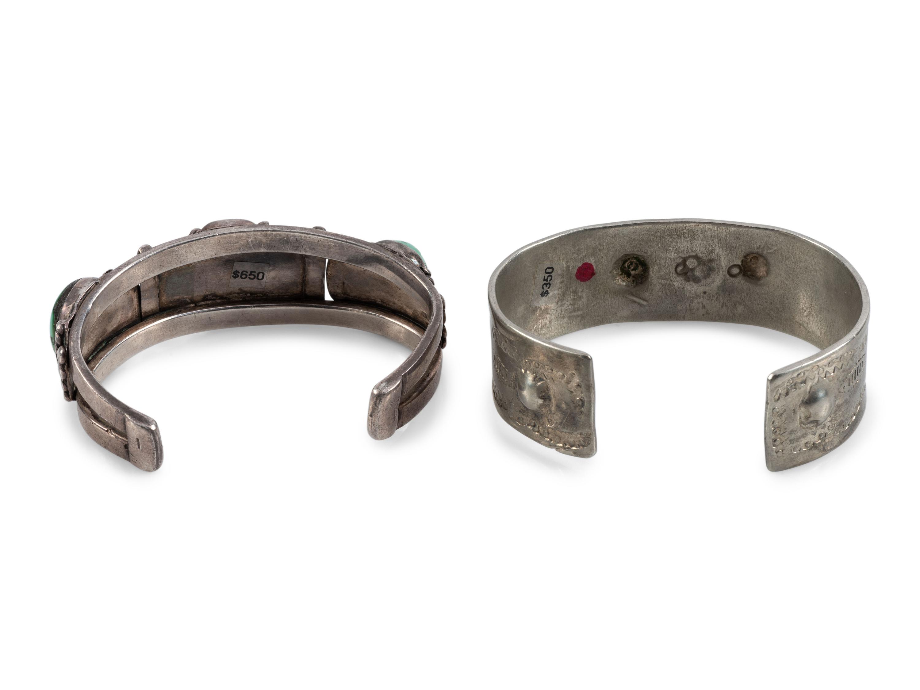 Navajo Cuff Bracelets, with Turquoise