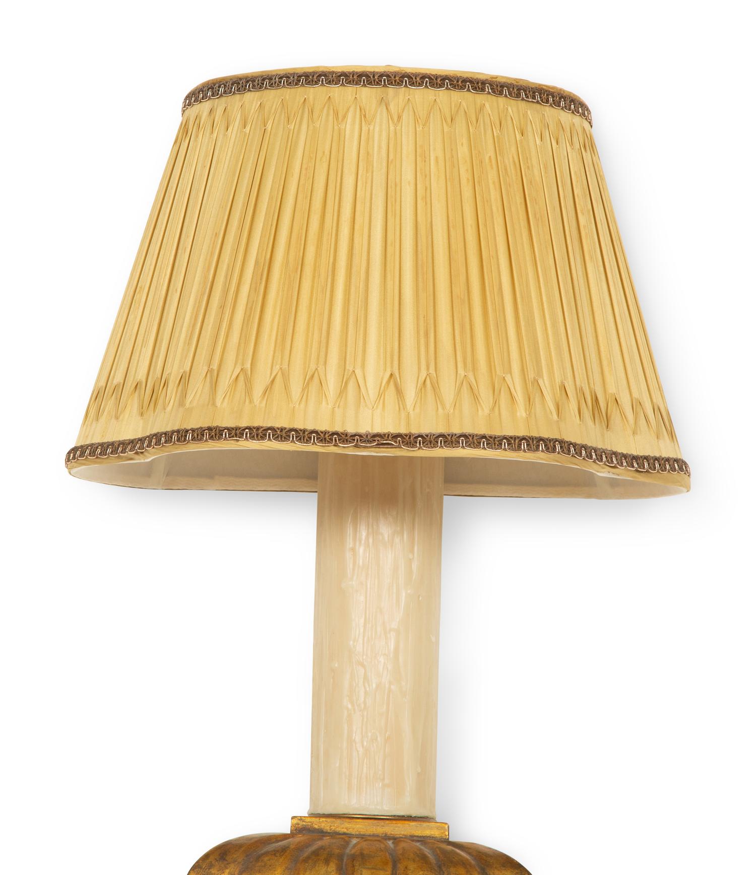 A Pair of Italian Giltwood Wall-Mounted Torchères