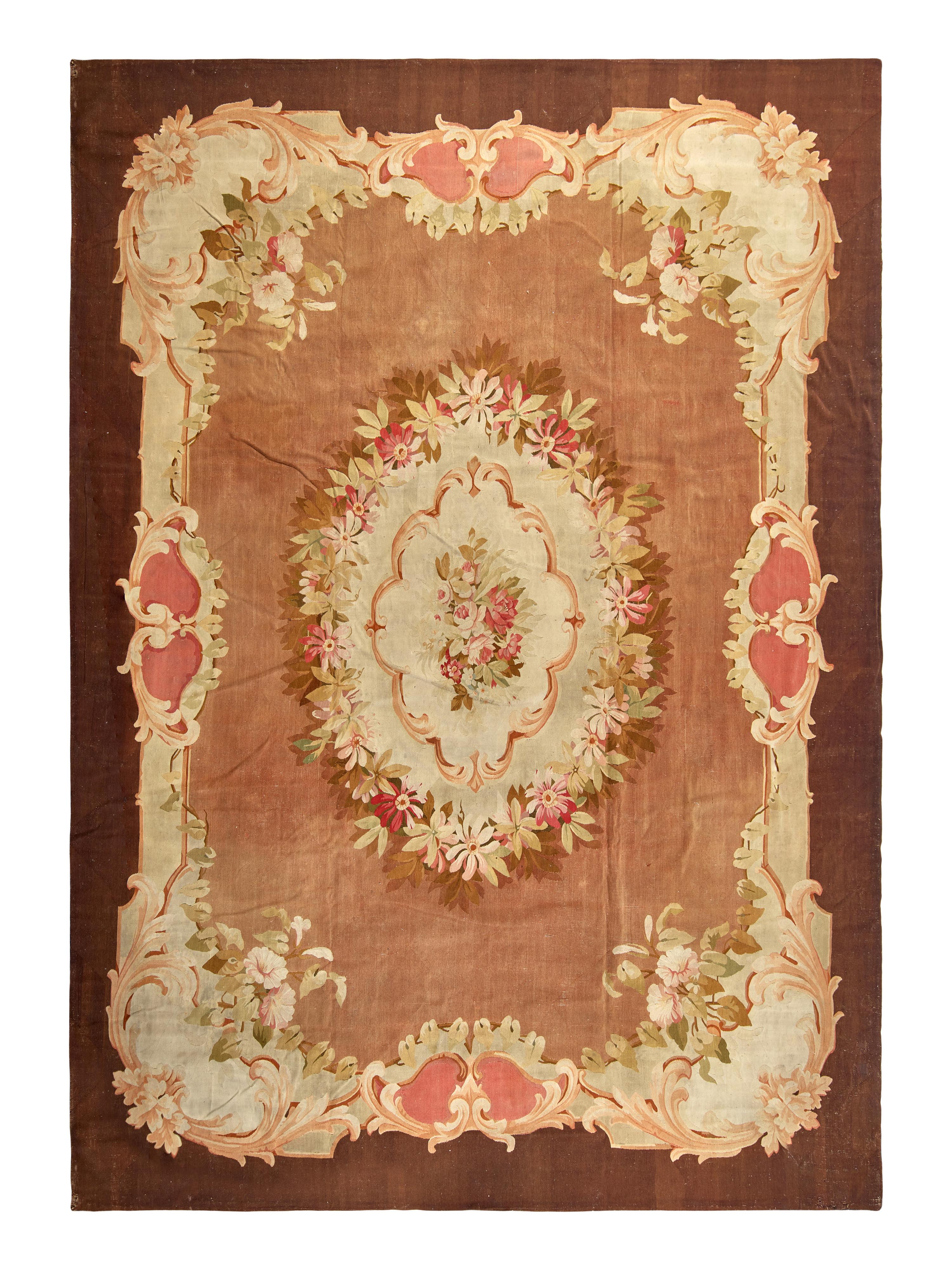 An Aubusson Style Flatweave Carpet