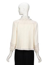 Chanel, Sequined Tweed Jacket & Blouse Ensemble
