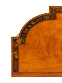A George III Painted Satinwood Console Table