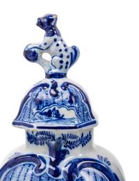 Four Delft Ceramic Vases