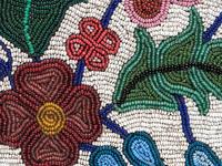 Cree Beaded Hide Tobacco Bag