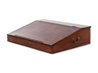 A George III Mahogany and Leather-Inset Writing Box