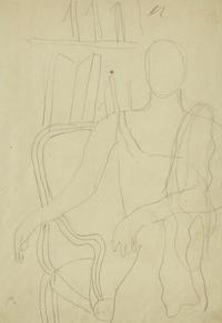 Étude pour le Portrait de Madame Dale; with another study for the portrait verso (A Double-Sided Work), c. 1935