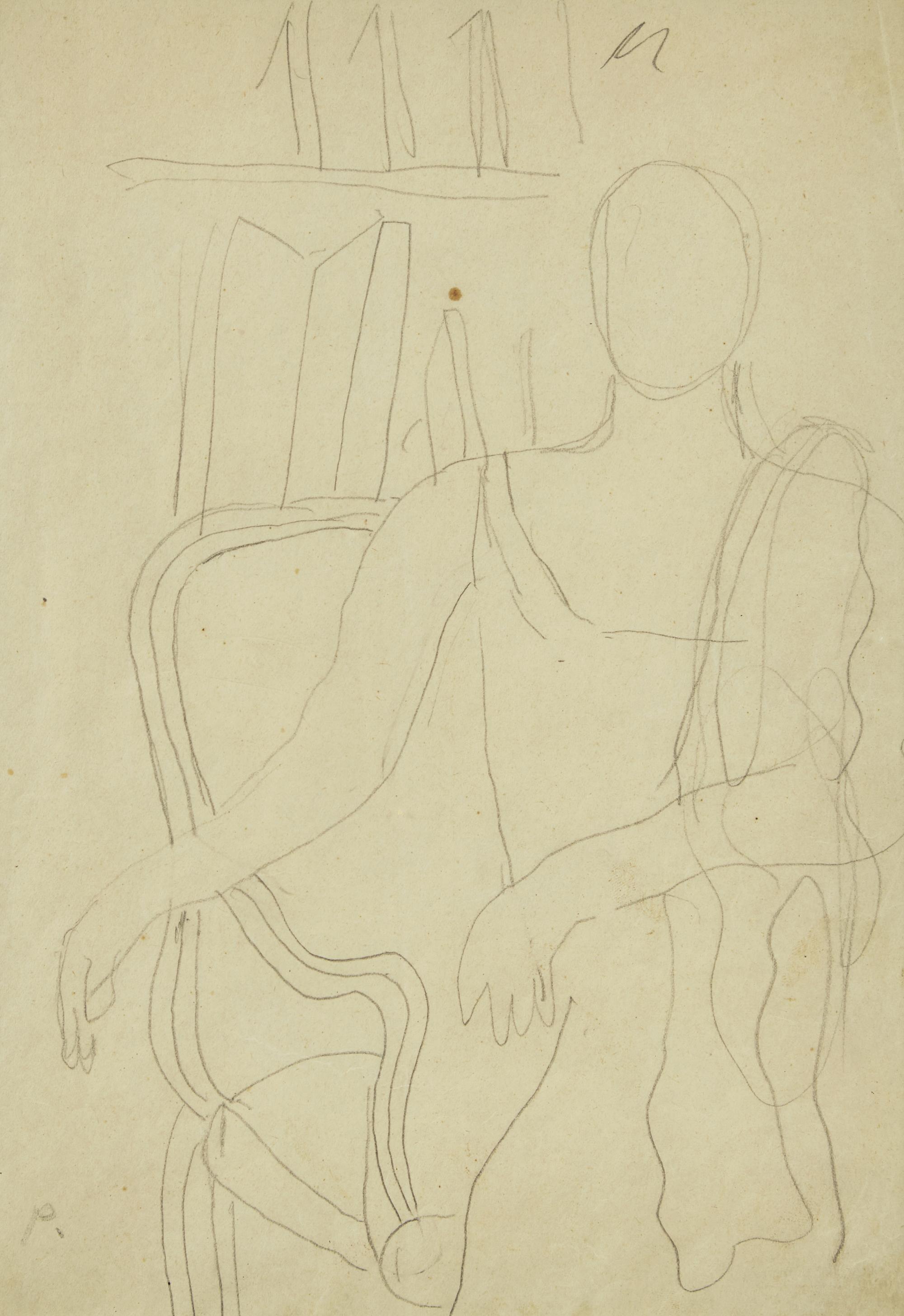 Étude pour le Portrait de Madame Dale; with another study for the portrait verso (A Double-Sided Work), c. 1935