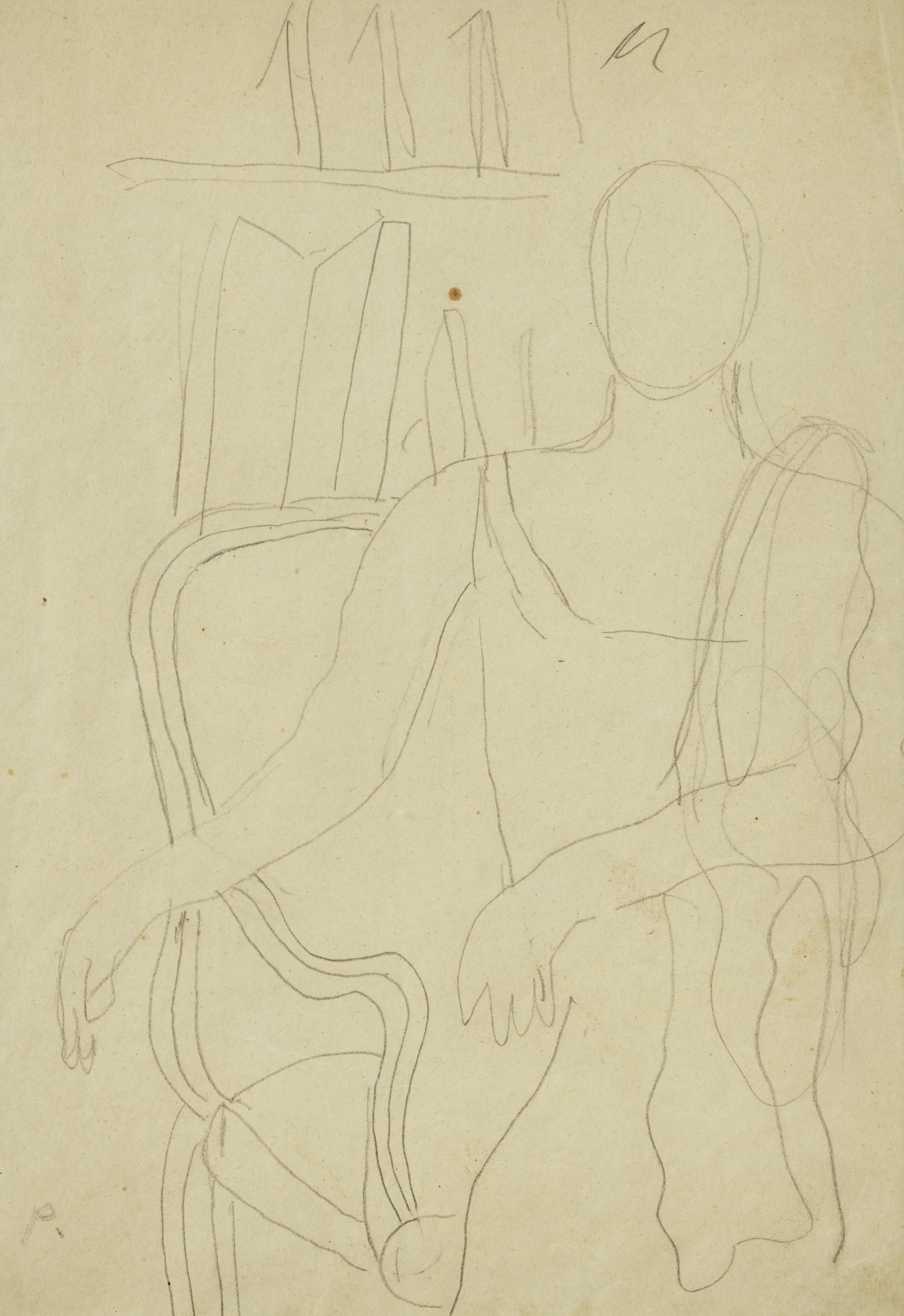 Étude pour le Portrait de Madame Dale; with another study for the portrait verso (A Double-Sided Work), c. 1935