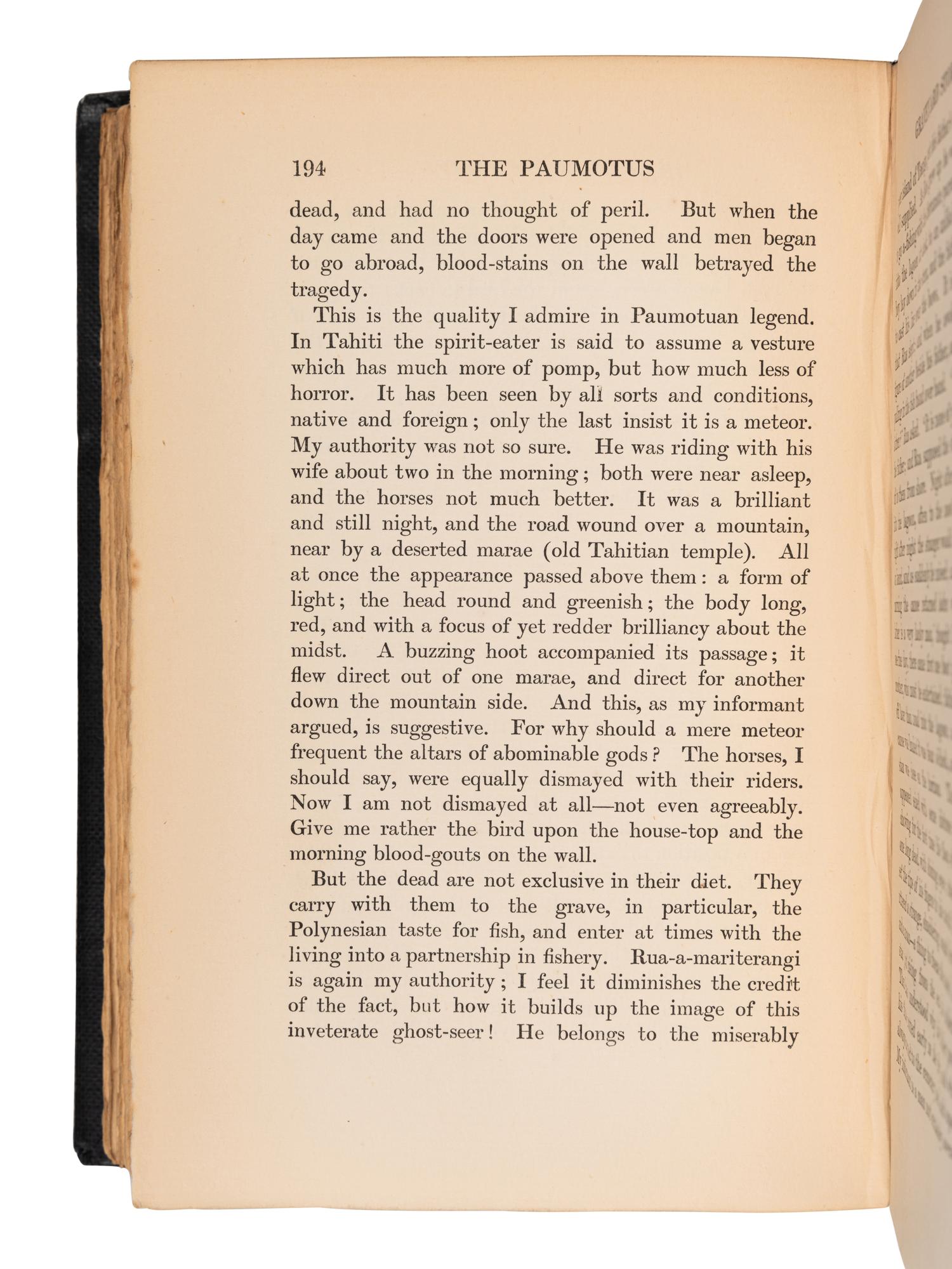 STEVENSON, Robert Louis (1850-1894). In the South Seas . London: Chatto & Windus, 1900.