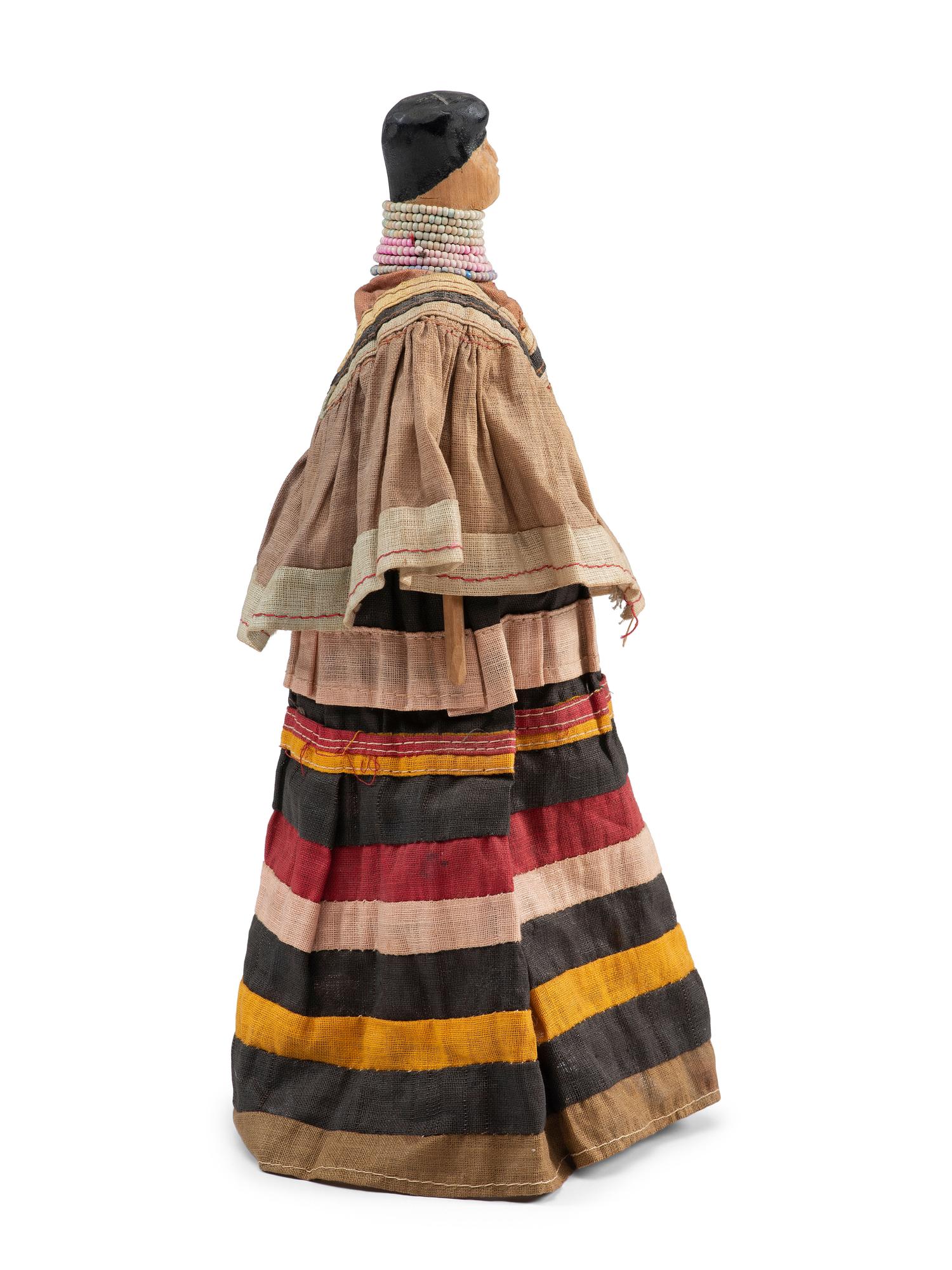 Seminole Doll, with Patchwork Dress