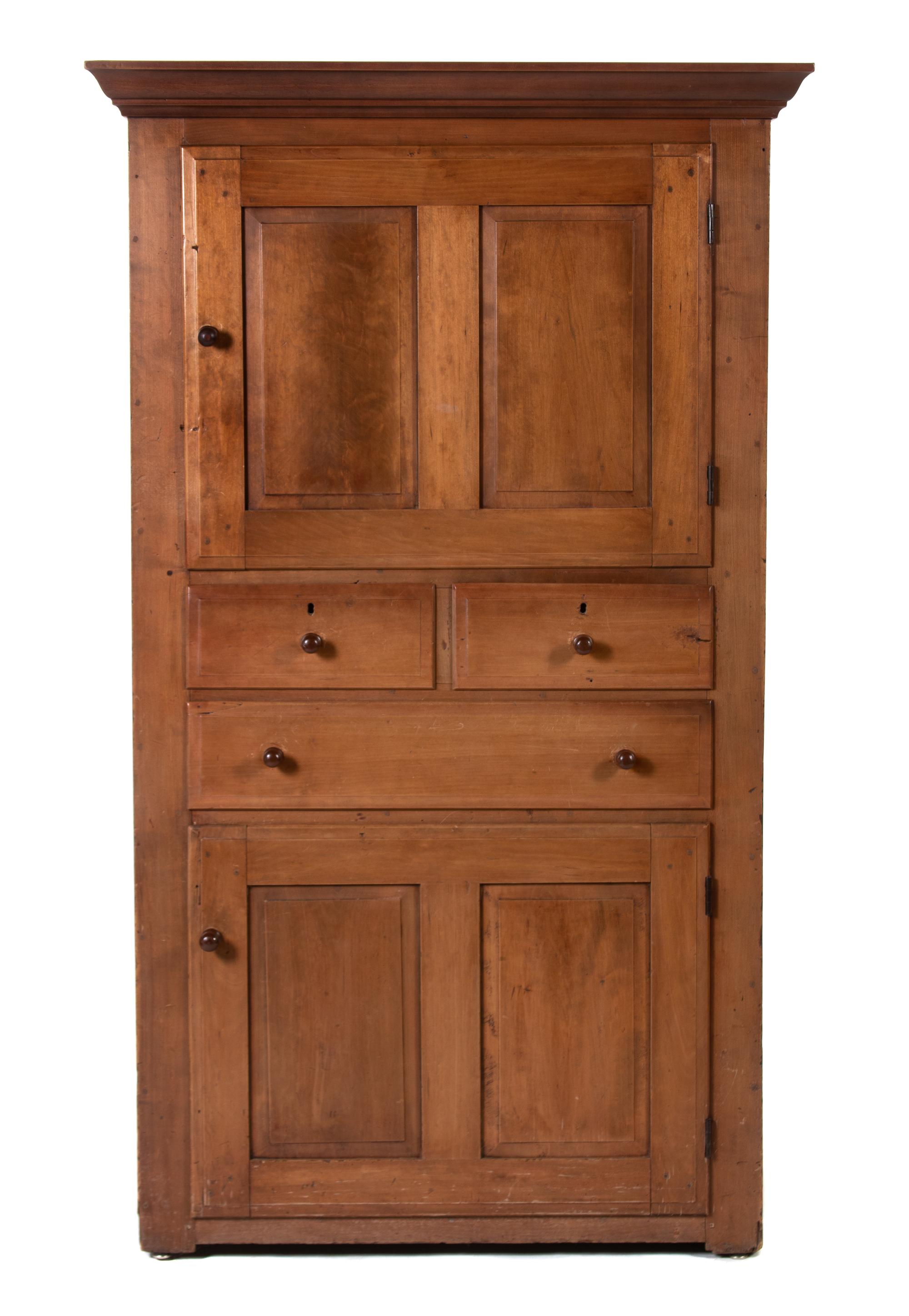 American Cherrywood Chest — 19TH CENTURY