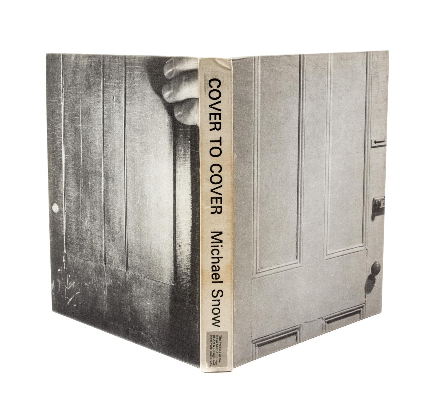 SNOW, MICHAEL. Cover to Cover. Halifax and NY, 1975. Photos by Keith Lock.