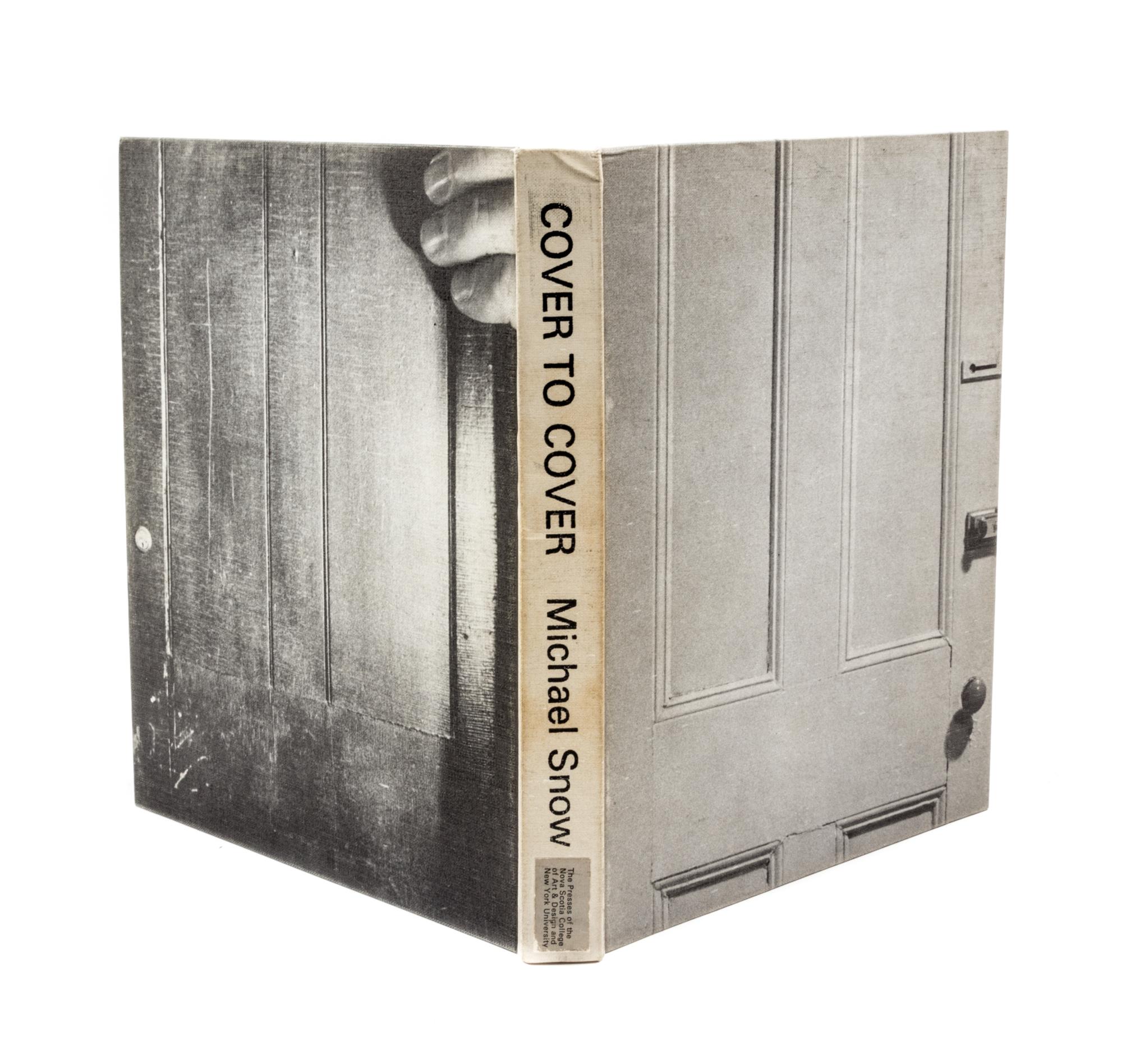 SNOW, MICHAEL. Cover to Cover. Halifax and NY, 1975. Photos by Keith Lock.
