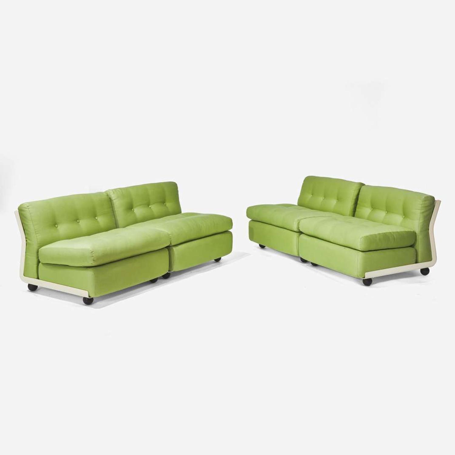 Mario Bellini (Italian, b. 1935) Set of Four "Amanta" Lounge Chairs, C&B Italia, Italy, 1972