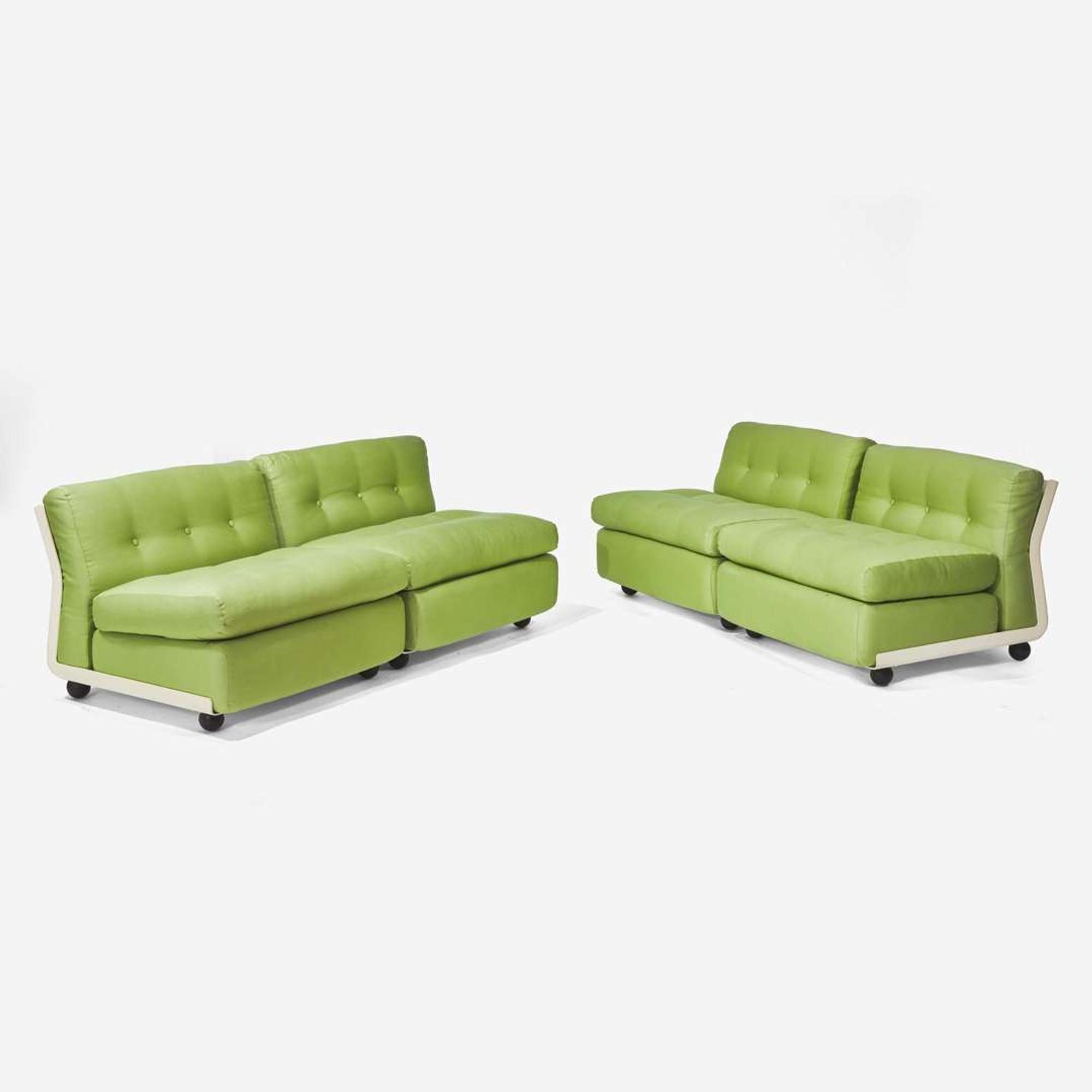 Mario Bellini (Italian, b. 1935) Set of Four "Amanta" Lounge Chairs, C&B Italia, Italy, 1972