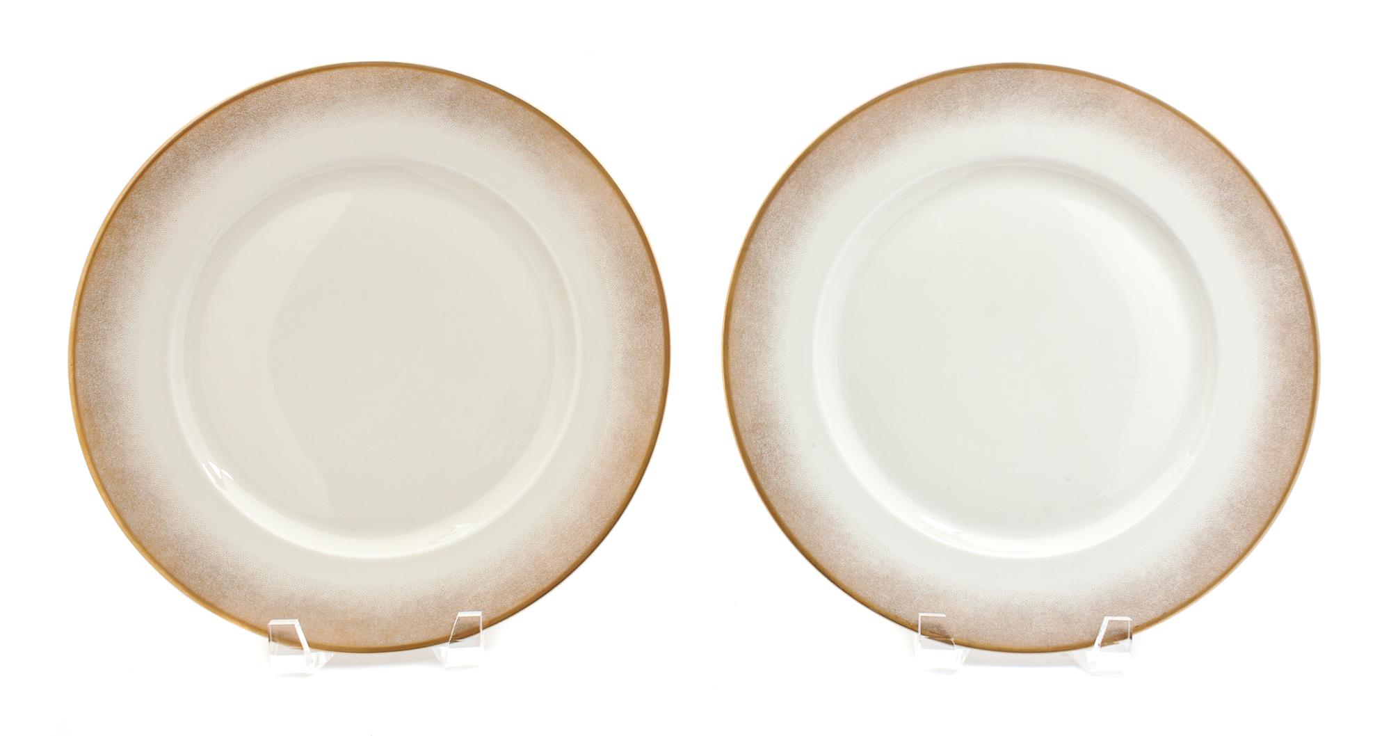 Twelve Rosenthal Porcelain Dinner Plates Diameter 10 1/8 inches. — 20TH CENTURY