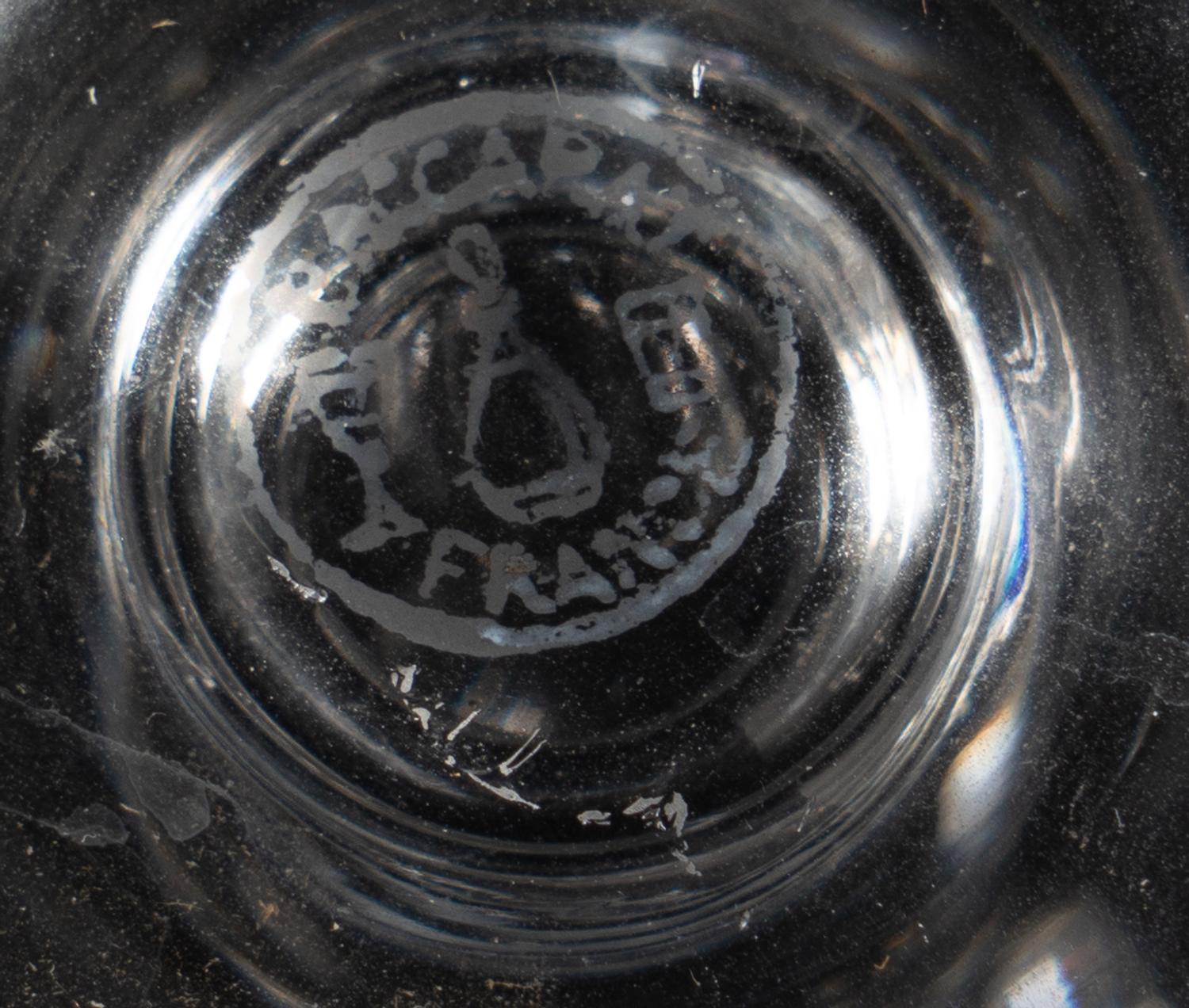 A Baccarat Lorraine Stemware Service