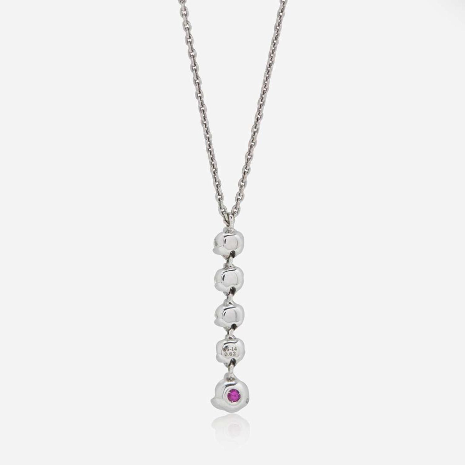 An 18K White Gold and Diamond Necklace by Roberto Coin Roberto Coin