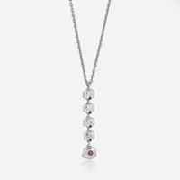 An 18K White Gold and Diamond Necklace by Roberto Coin Roberto Coin
