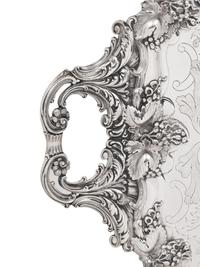 A Large Silver-Plate Serving Tray