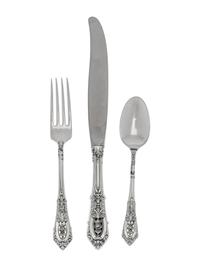 An American Silver Flatware Service